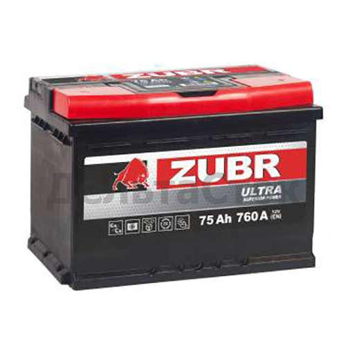 Аккумулятор 75 Ah ZUBR Ultra R+